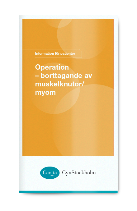Operation – borttagande av muskelknutor/ myom